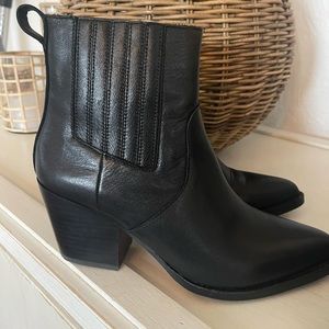 Jcrew mid heel cowboy boots